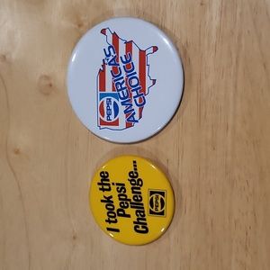 Pepsi Advertising Buttons
